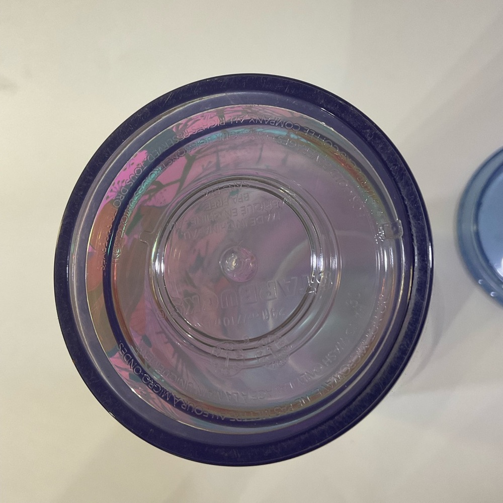 Starbucks Holiday 2023 Tumbler Roses Translucent Missing Straw & Topper - Picture 2 of 9